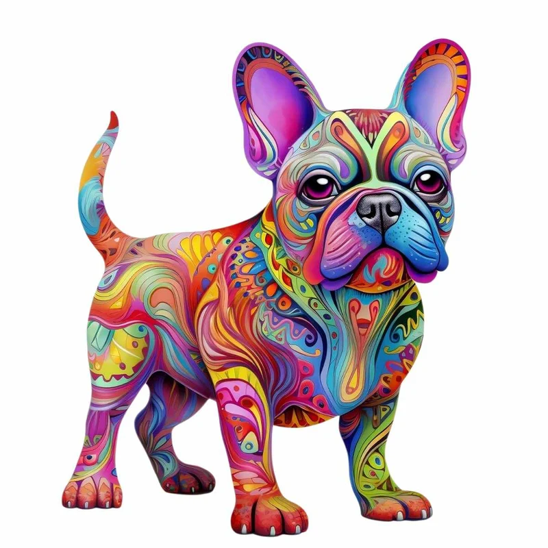 Fransk bulldogg / franskie - Pussel