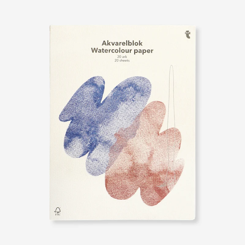 Watercolour paper pad - 18x24 cm