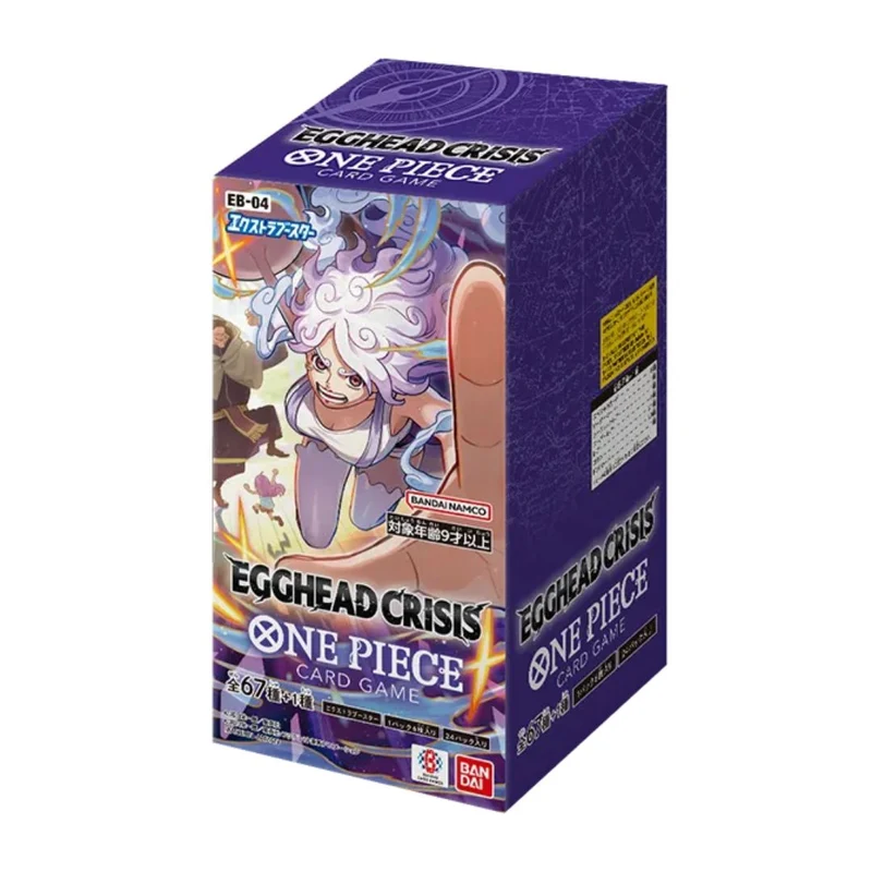 ONE PIECE Kortspel Extra Booster EGGHEAD CRISIS EB-04 Bandai TCG Japan
