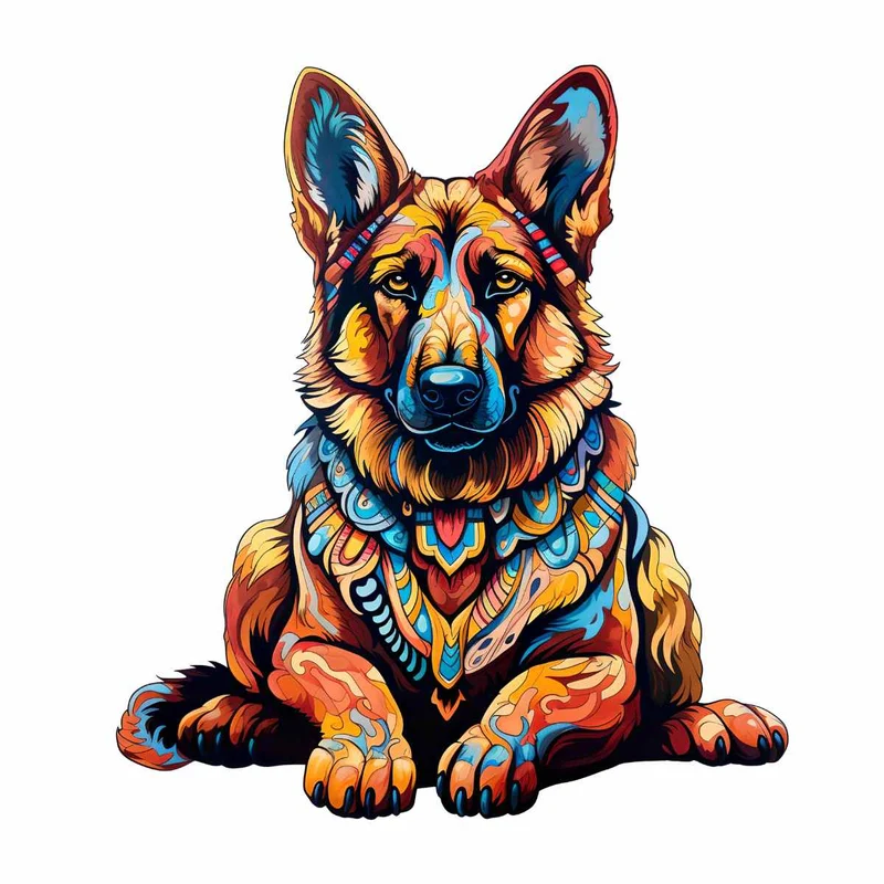 Tysk herdehund - Pussel