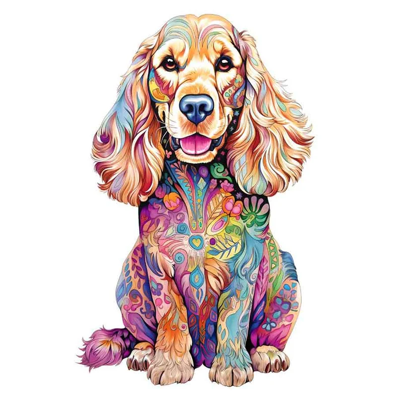 Cocker Spaniel Hund - Pussel