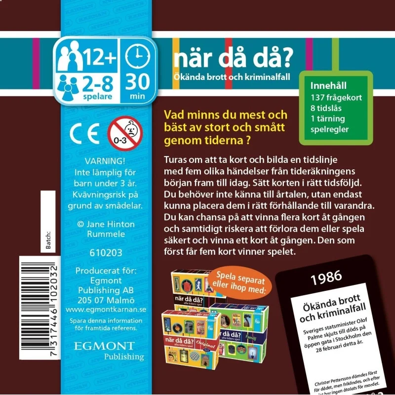 Nar Da Da Okanda Brott Och Kriminalfall Pocket
