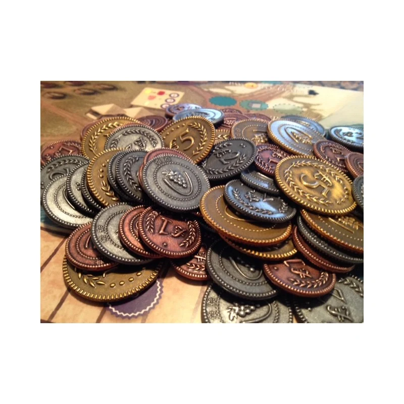 Viticulture Metal Lira Coins