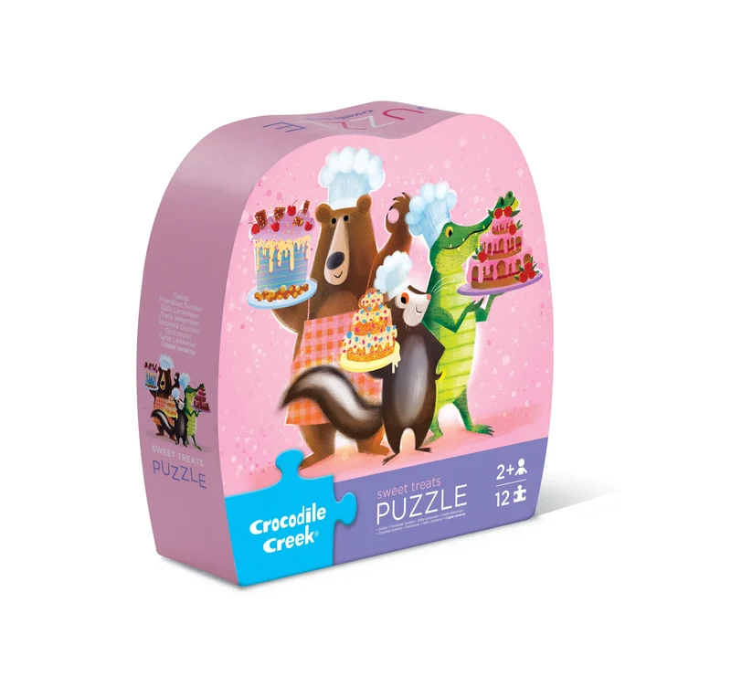 Crocodile Creek Minipussel Sweet Treats (12 bitar)