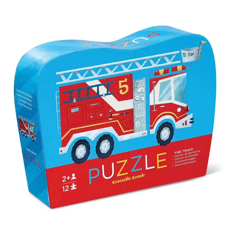 Crocodile Creek Minipussel Fire Truck (12 bitar)