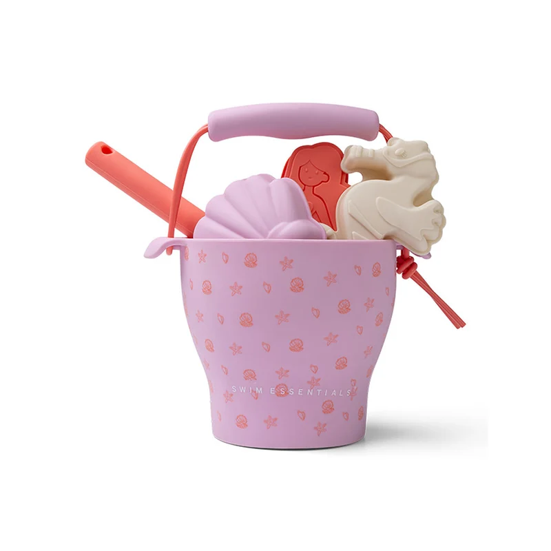Swim Essentials, Sandsæt 5 delar silikon - Shell Tastic