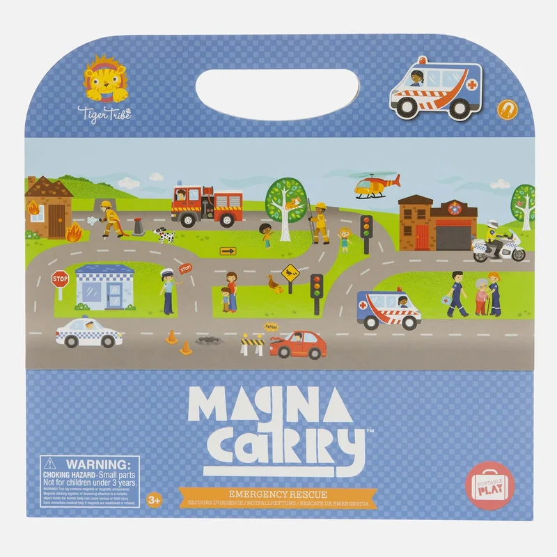 Tiger Tribe Magnetlek Emergency Rescue