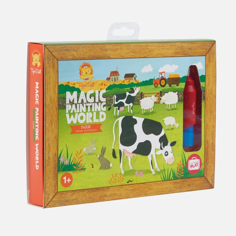 Tiger Tribe Målarset Magic Painting World Farm