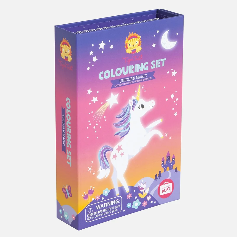 Tiger Tribe Målarset med 10 tuschpennor Unicorn Magic