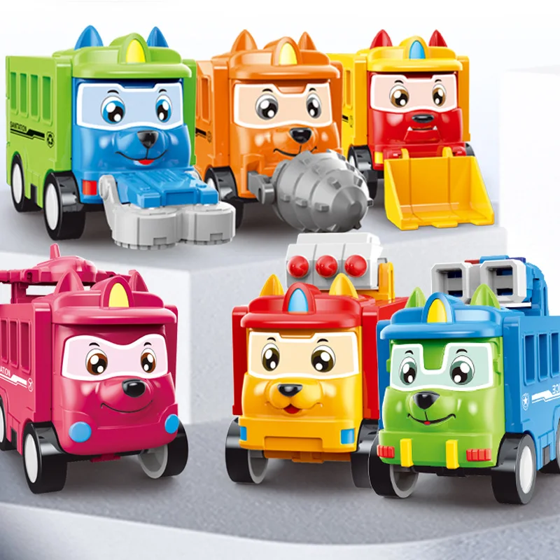 Mini Transformer – Tryck och vrid - lekfordon