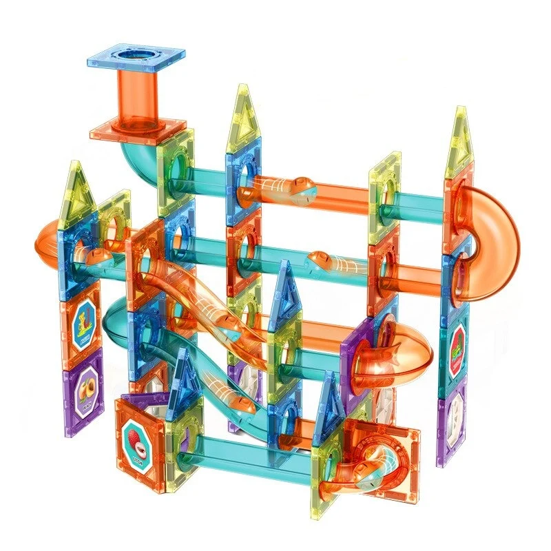 DIY Magnetic Marble Track™ - Vetenskaplig lek med kulor - Magnetisk kulbana