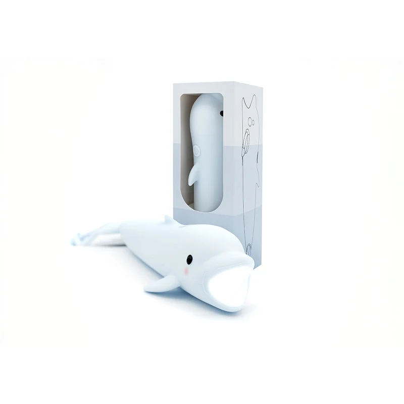 Little L, silikone ficklampa – Delfin