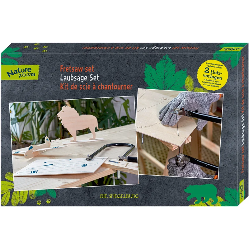 Nature Zoom, DIY, lär dig såga träfigurer