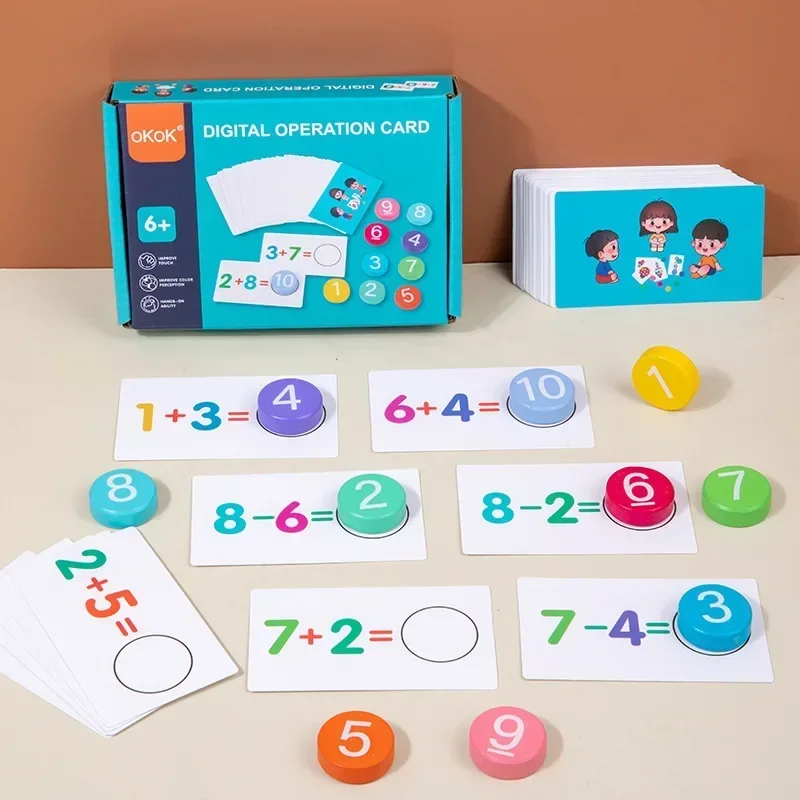 Math Tokens - Räkna & lösa - Räknekort för barn