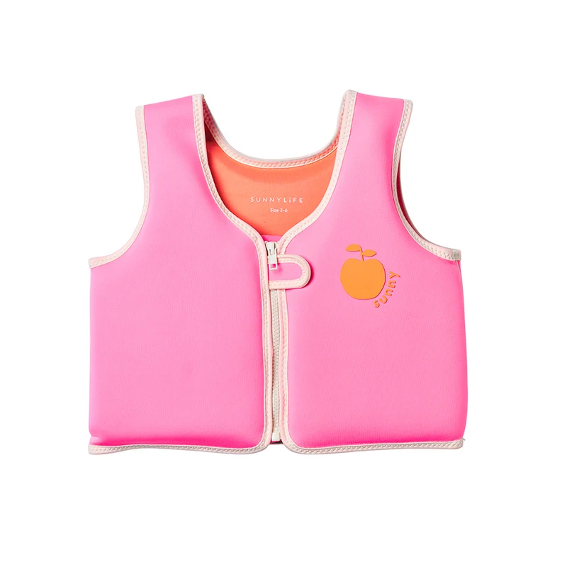 Sunnylife flytväst, Poppy the Peach - str. 1-6 år
