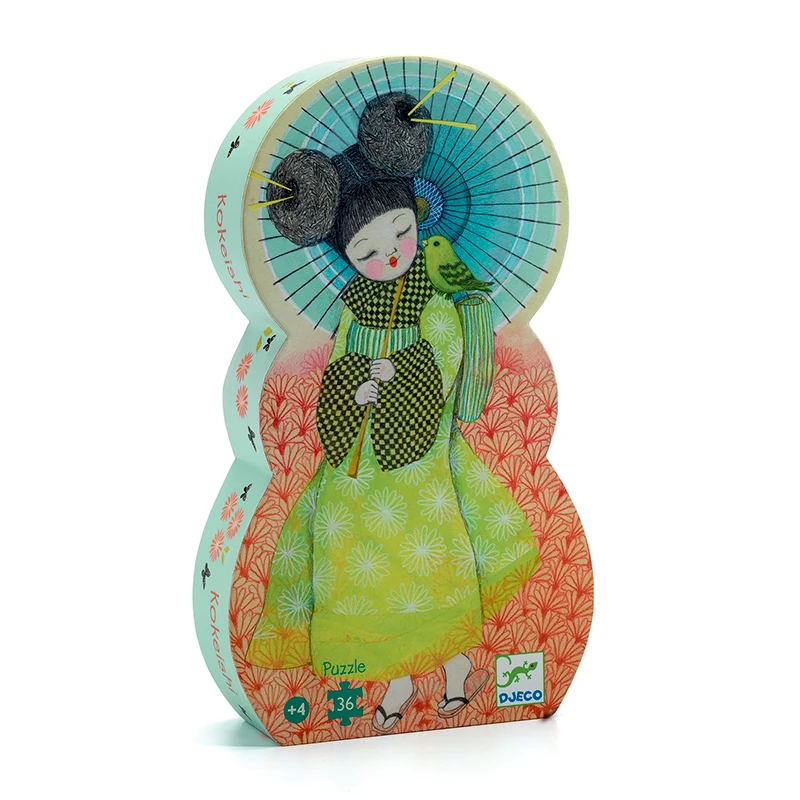 Djeco siluettpussel, Kokeishi – 36 bitar