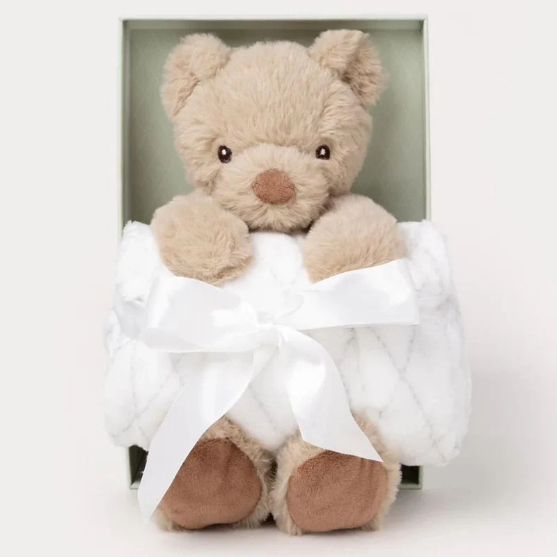 Teddykompaniet Presentlåda Sven med filt