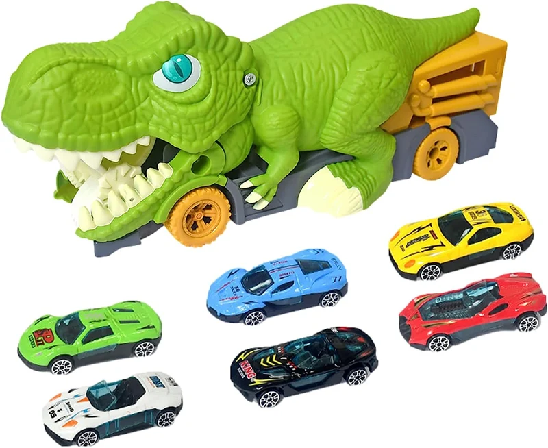 Dino Bil Lastbil - Kör in i förhistorien - Dinosaurieleksaksbil