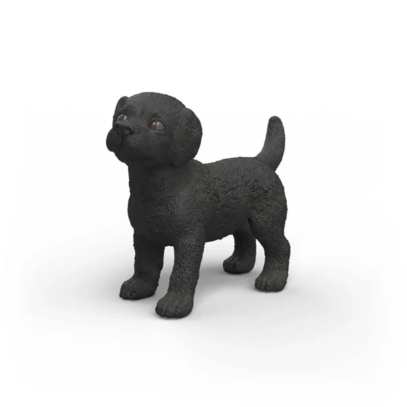 Schleich Svart labrador retriever valp