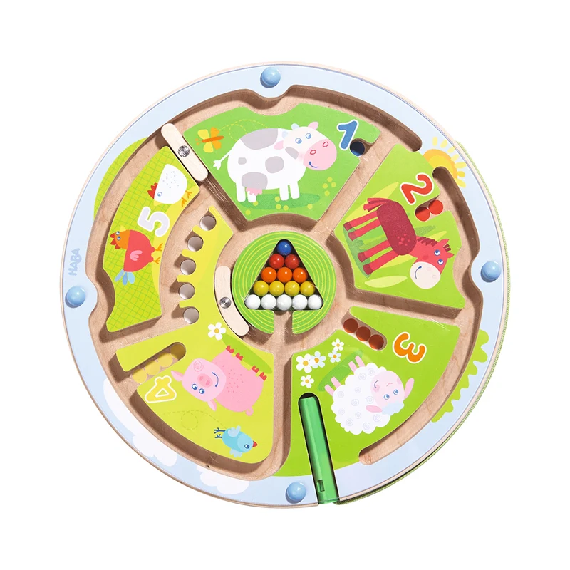 Haba Magnetisk Labyrintbana, Tal