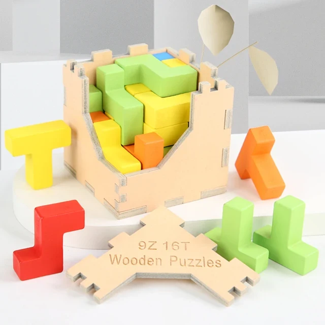 Woods™ - Träna din hjärna - Tetrispussel i 3D