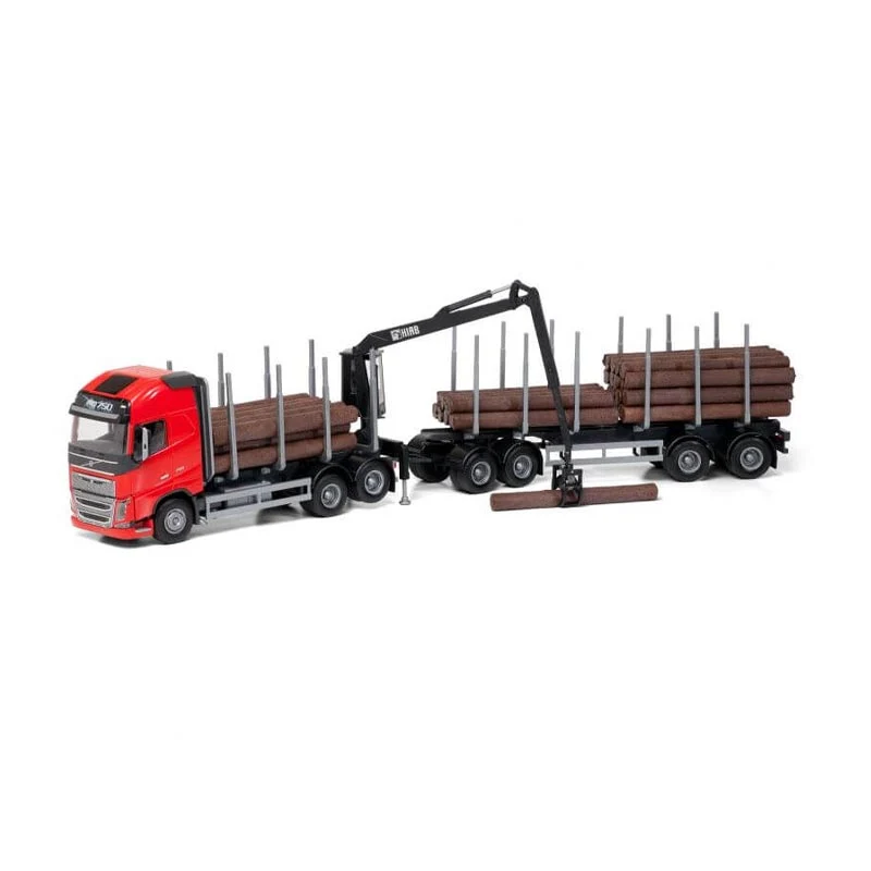 Emek Timmerbil Volvo FH16/750 Röd 1:25
