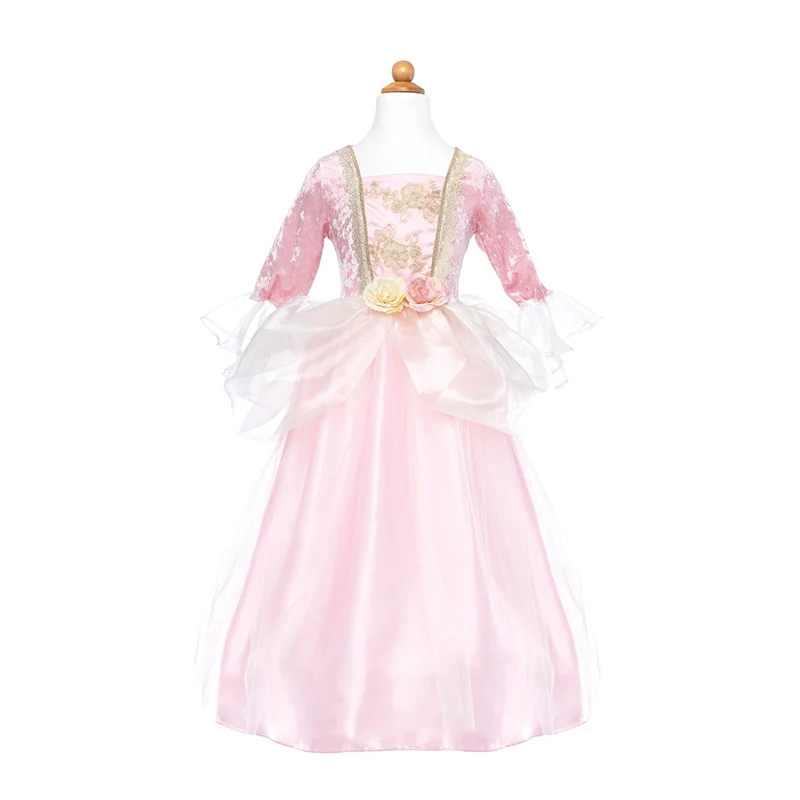 Great Pretenders utklädningskläder, Prinsesseudklædning Pink rose – str. 3-6 år