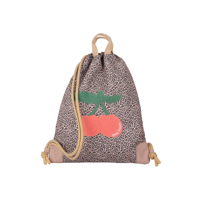 Jeune Premier City väska/ryggsäck - Leopard Cherry