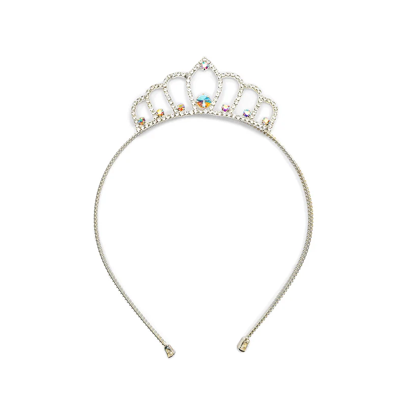 Great Pretenders hårböjle med diadem, Rhinestone Tiara