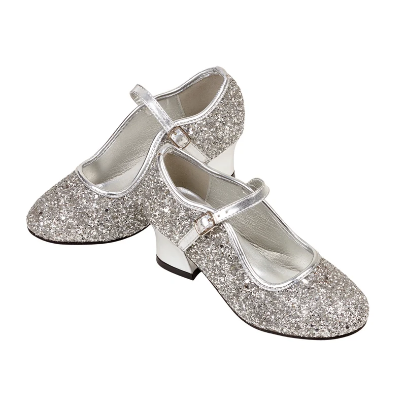 Souza prinsesskor, Marguerita, glänsande silver - Str. 25-34