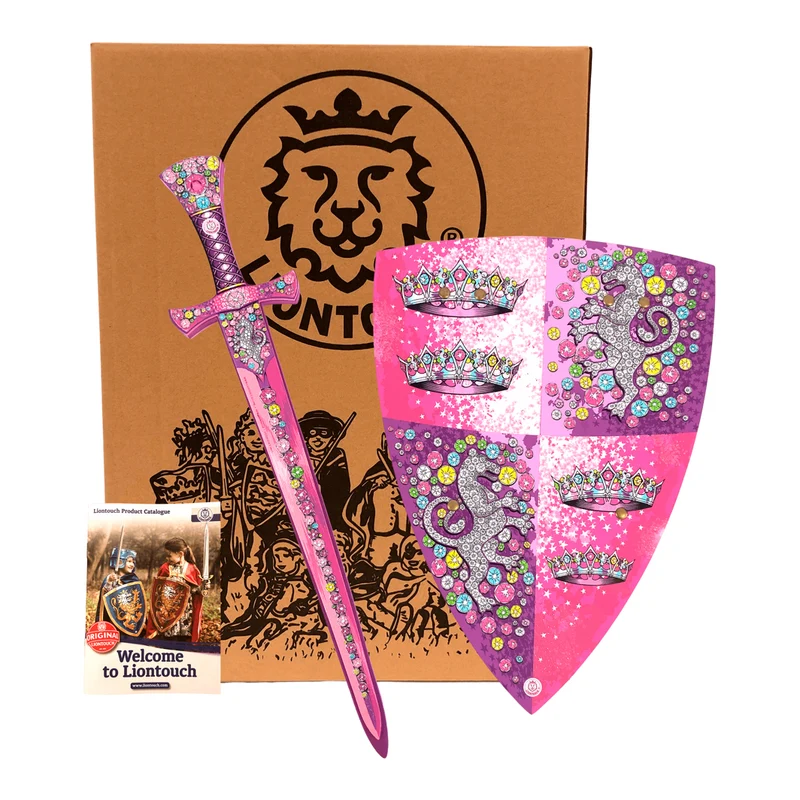Liontouch Prinsesssköld och svärd, Crystal Princess - Rosa