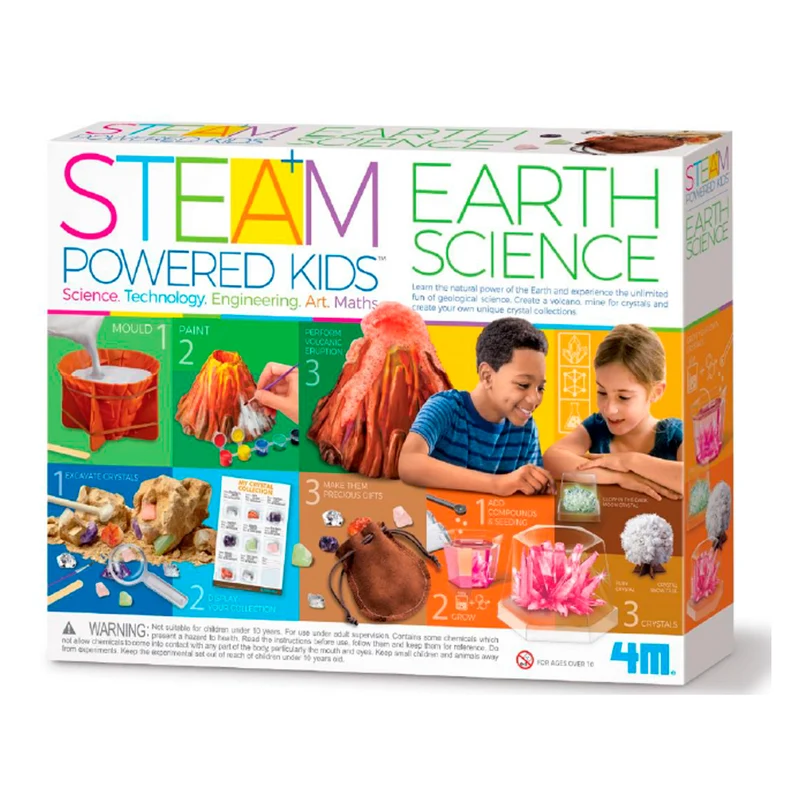 4M Steam powered kids/Earth science