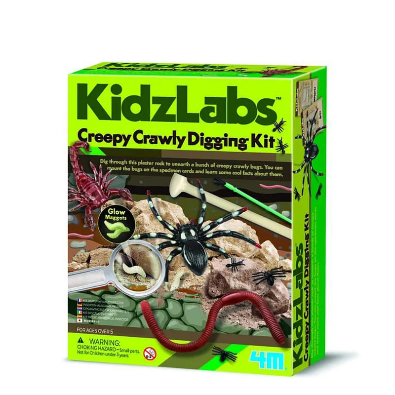 4M KidzLabs, experiment-set - Creepy Crawly grävsats