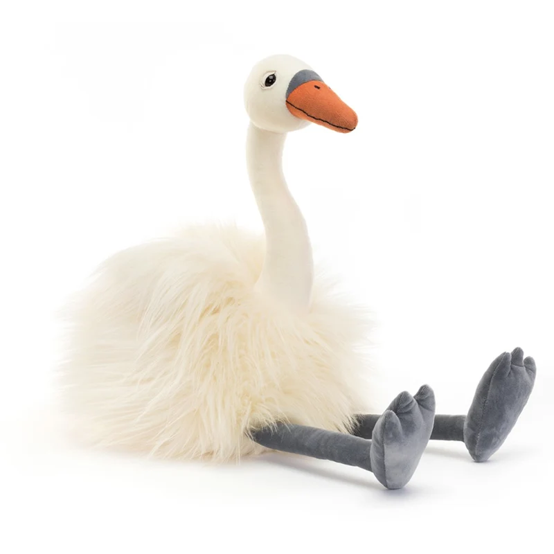 Jellycat gosedjur, Evelyn svan - 47 cm