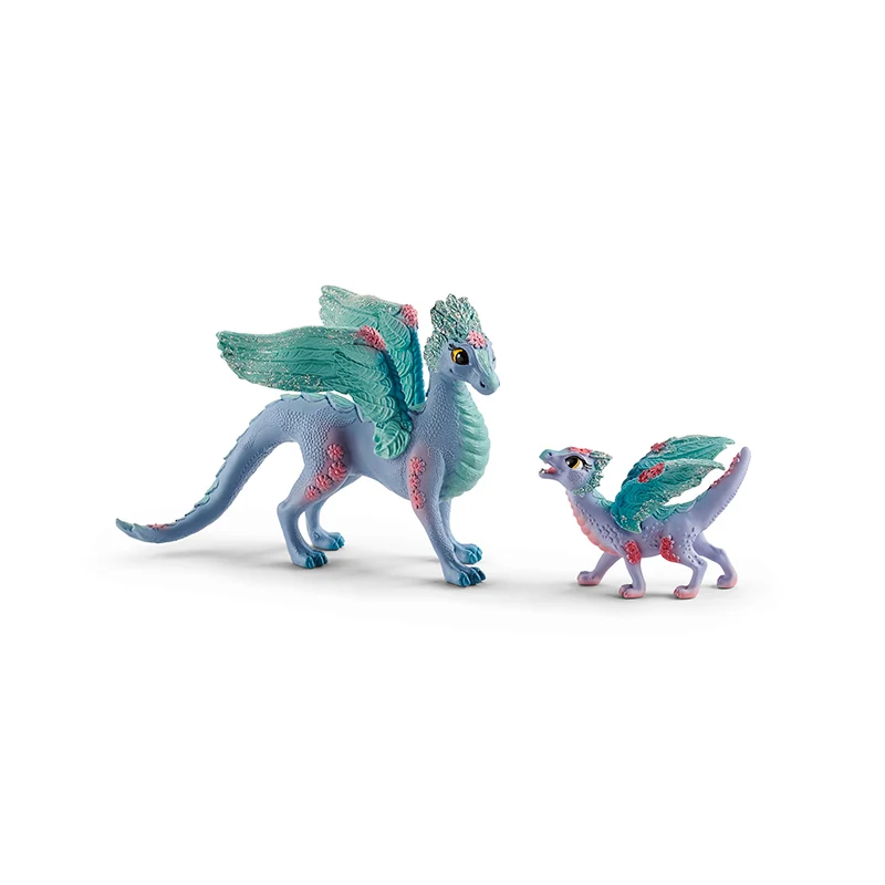 Schleich Blomsterdrakemamma och unge
