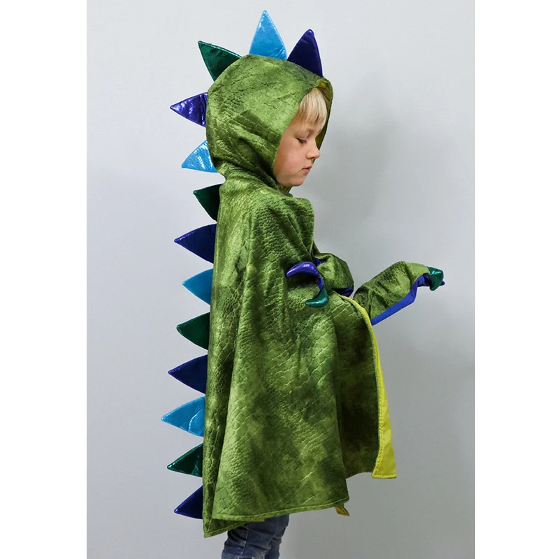 Great Pretenders djurkostym, Dragekappa med klor – strl. 5-6 år