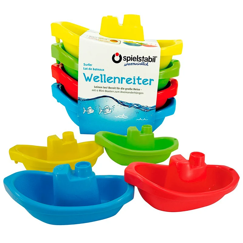 Spielstabil sandleksaker, 4 st. - Båtar