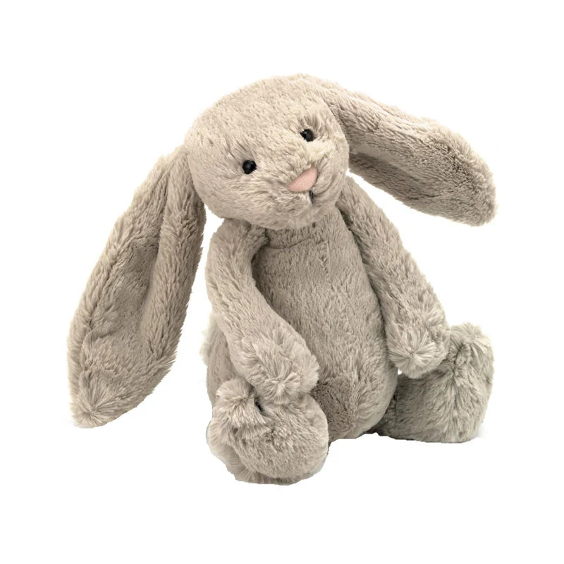 Jellycat bamse, Bashful beige kanin - 18 cm