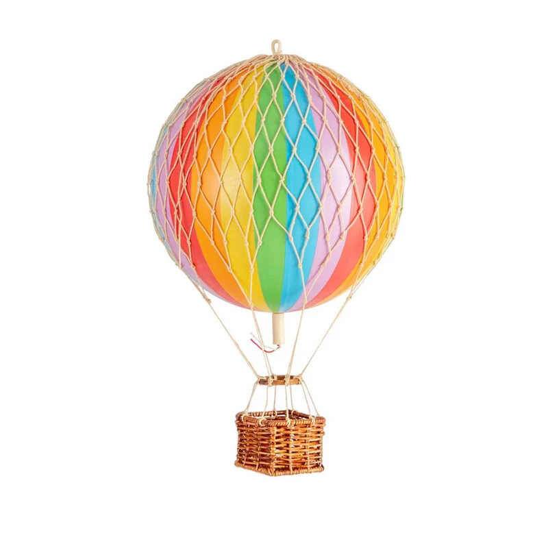 Luftballong, regnbåge - 18 cm