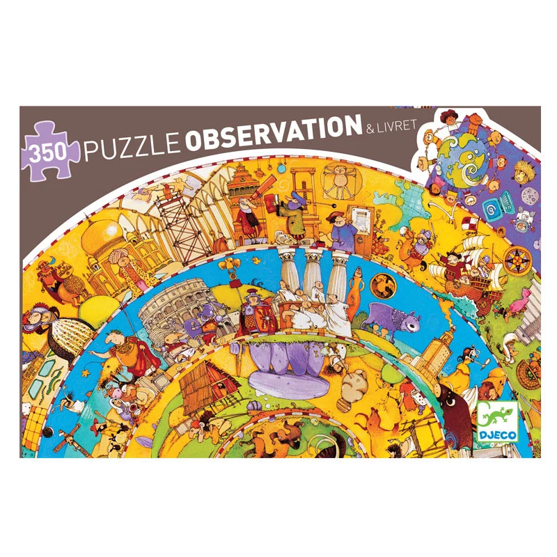 Djeco observationspussel, världshistorien