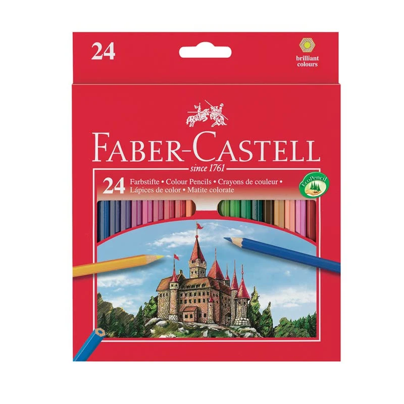 Faber-Castell, 24 st färgpennor