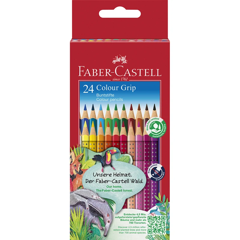 Faber-Castell, 24 st Grip akvarellfärgpennor