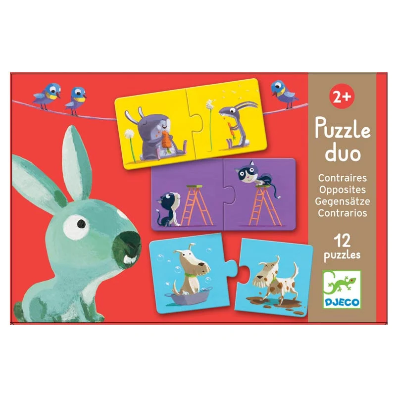 Djeco pusselspel duo, motsatser