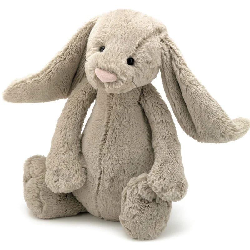 Jellycat gosedjur, Bashful beige kanin - 36 cm