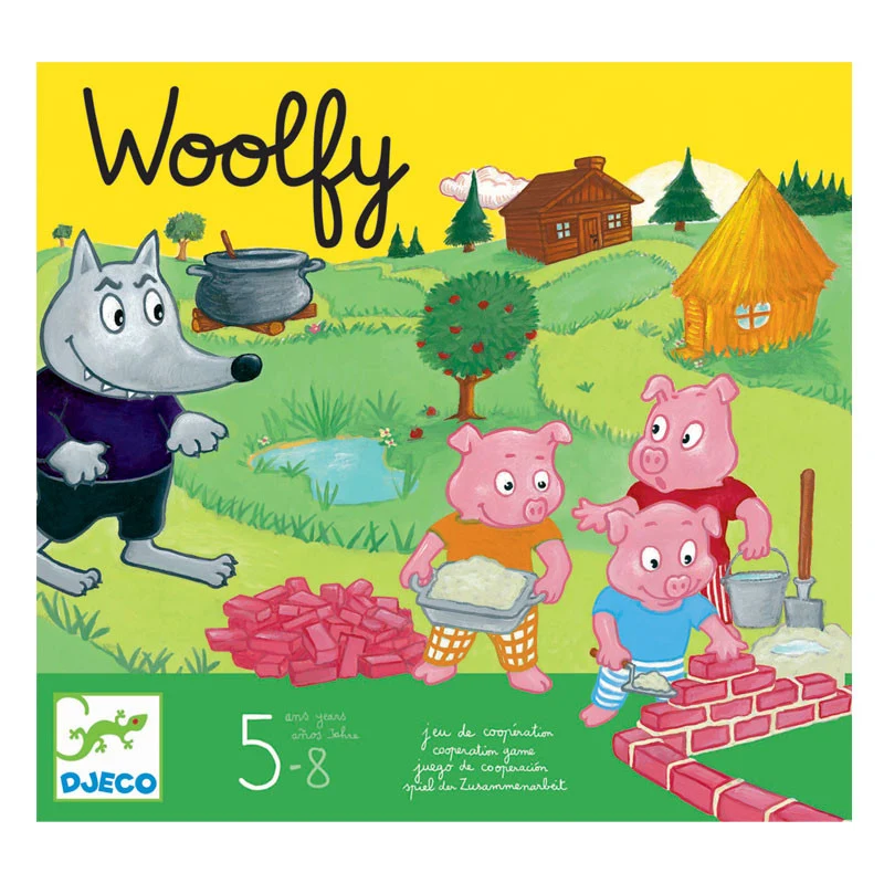 Djeco Woolfy spel, Vargen och de 3 små grisarna - prisvinnare