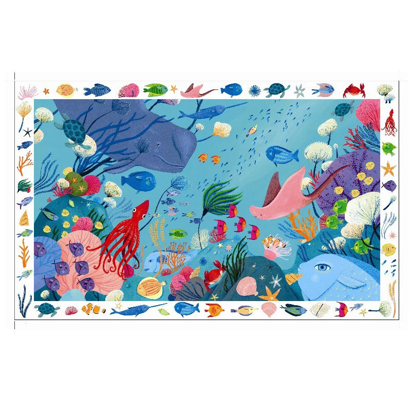Djeco pussel, Under havet - 54 bitar