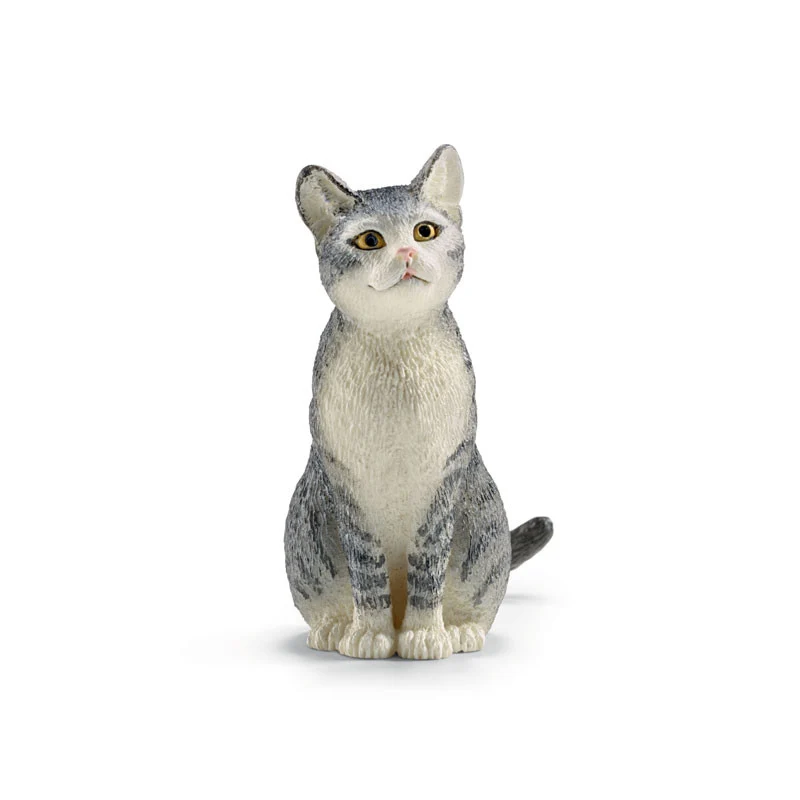 Schleich katt, sittande