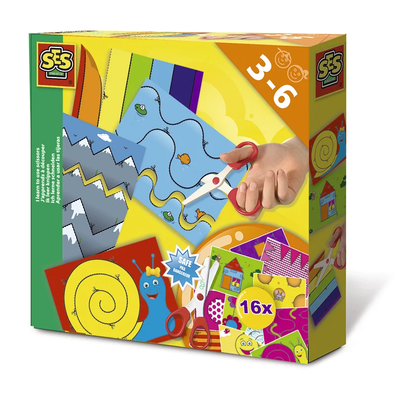 SES Creative Lär dig klippa, nybörjarset med 16 olika motiv