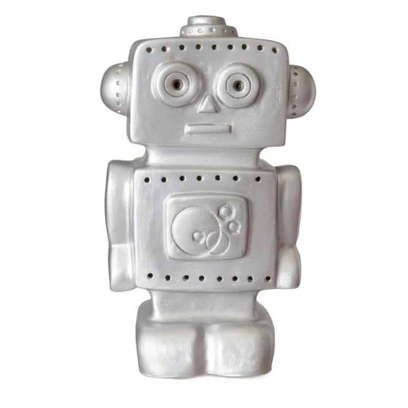 Heico lampa för barnrummet, Robot - Silver