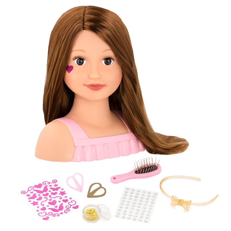 Our Generation dukke, frisørdukke med tillbehør – Brunette Talia